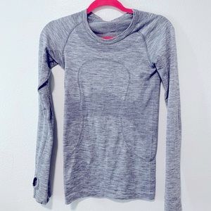 lululemon grey swiftly tech long sleeve